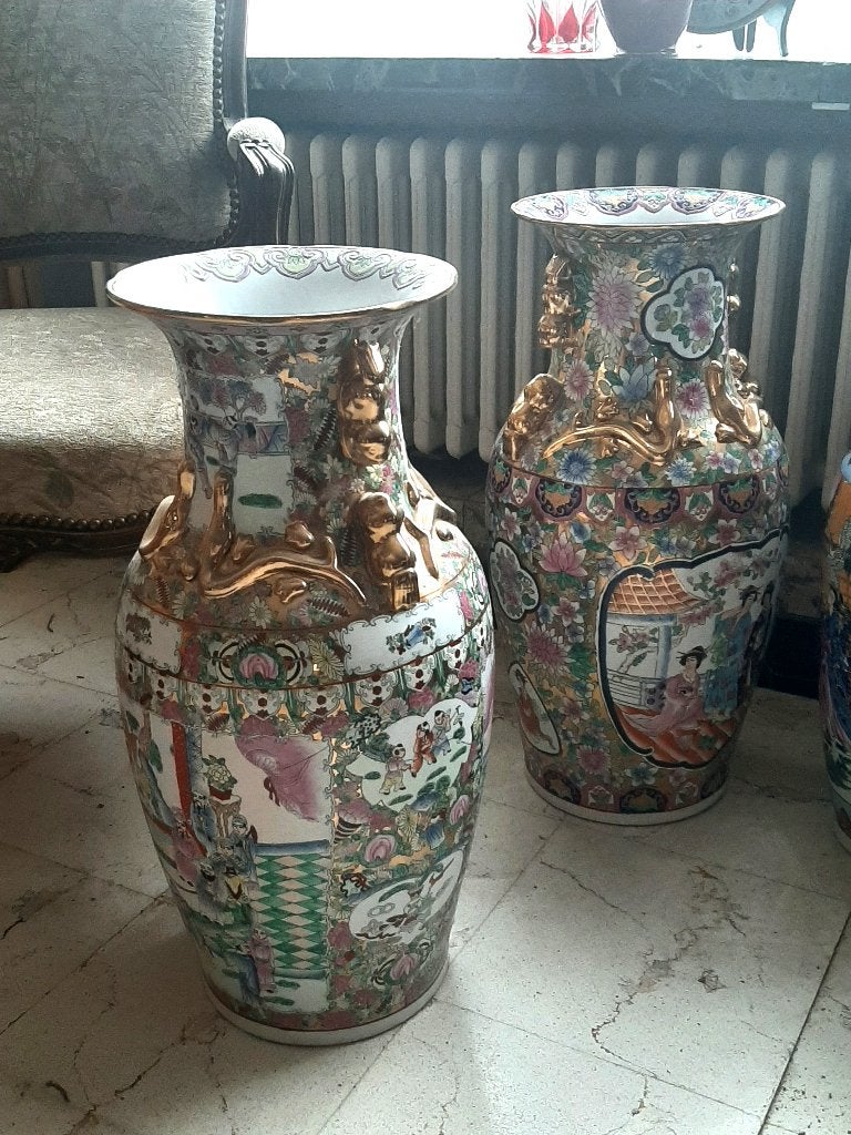 grote chinese vazen & bloempot, Antiek en Kunst, Ophalen
