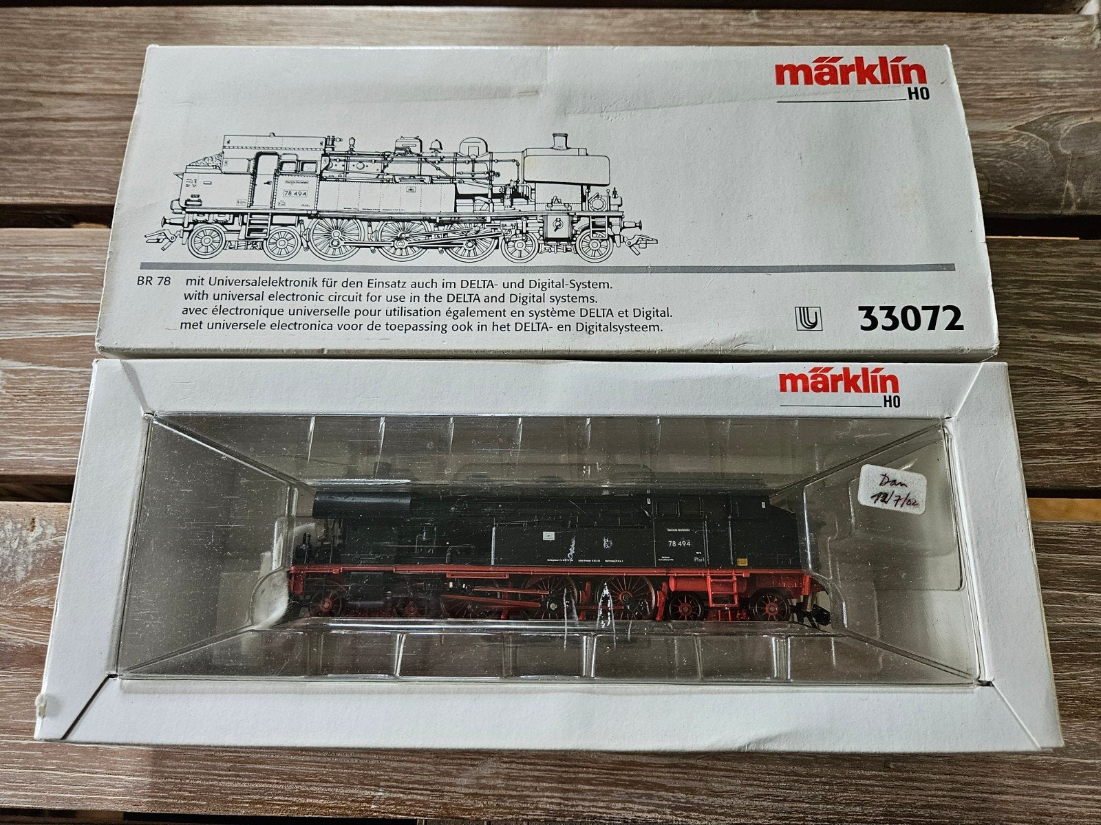Märklin 33072 Br78 DR Deutsche Reichsbahn, Hobby & Loisirs créatifs, Trains miniatures | HO, Enlèvement ou Envoi, Courant alternatif