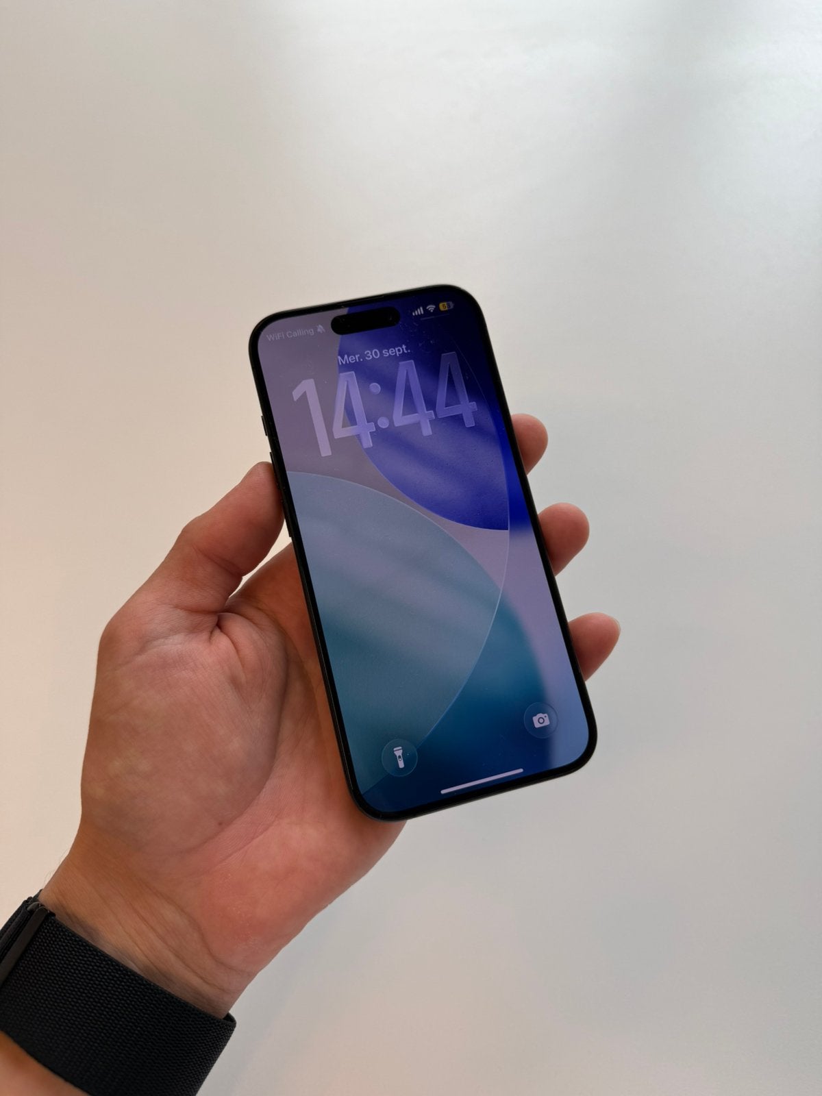 Iphone 15 Pro Titane Noir 128gb, Télécoms, 80 %, 128 GB, Comme neuf, Enlèvement