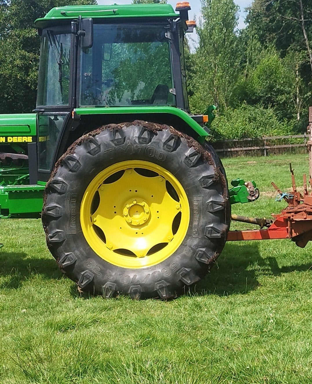 580/70r38, John Deere, 80 à 120 ch, Enlèvement, Utilisé