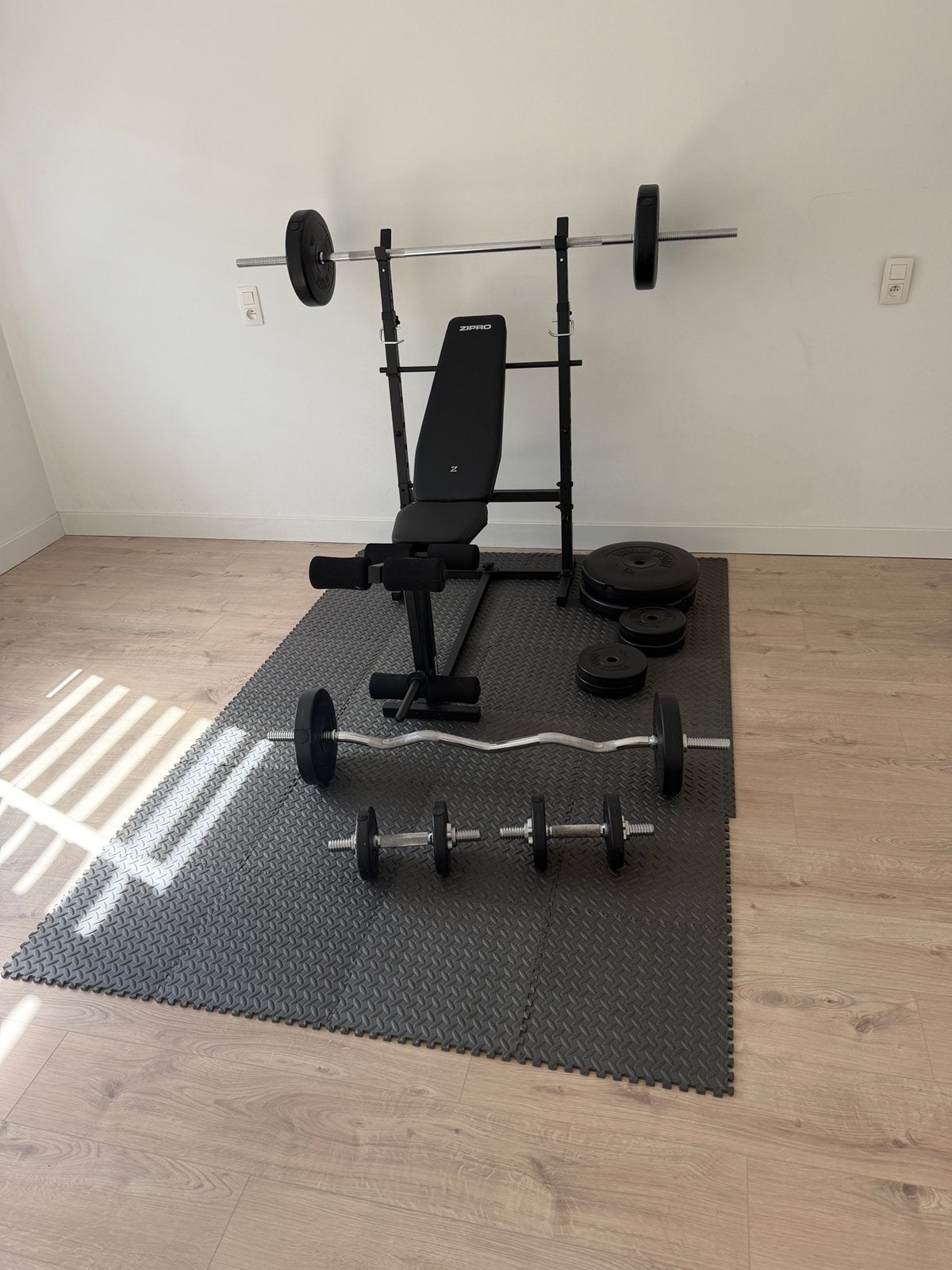 Fitness toestel en gewichten, Sport en Fitness, Ophalen, Zo goed als nieuw, Armen