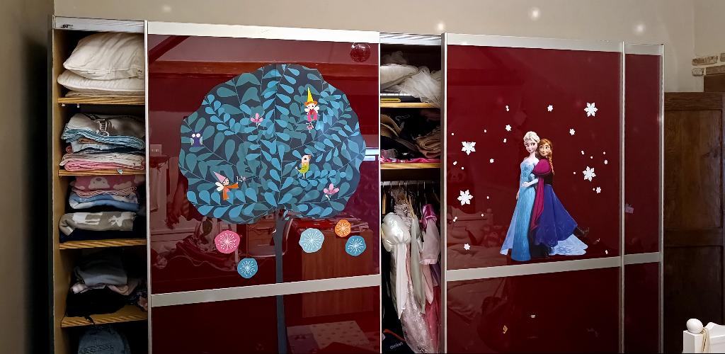 RETRAIT GRATUIT — Grande armoire de 2m80, Maison & Meubles, Avec tablette(s), 200 cm ou plus, Métal, Enlèvement