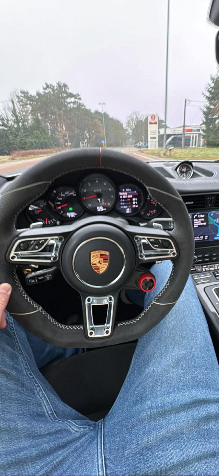 Techart alcantara sportstuur Porsche 991.2, Ophalen, Nieuw, Porsche