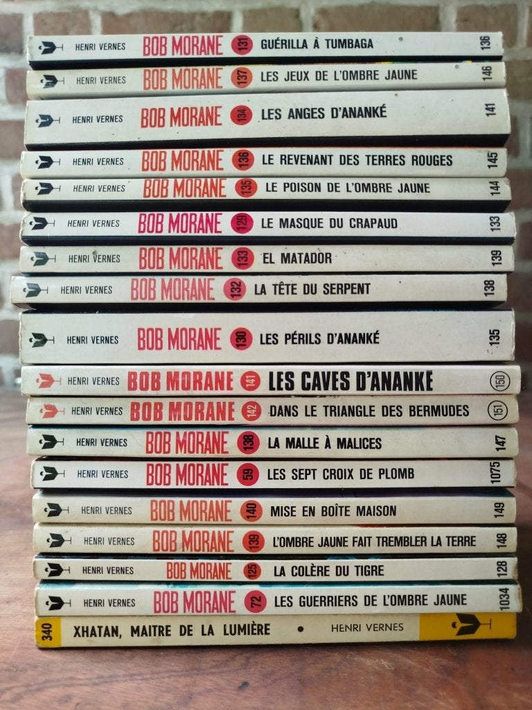 Bob Morane, Enlèvement, Utilisé, Henri Vernes.