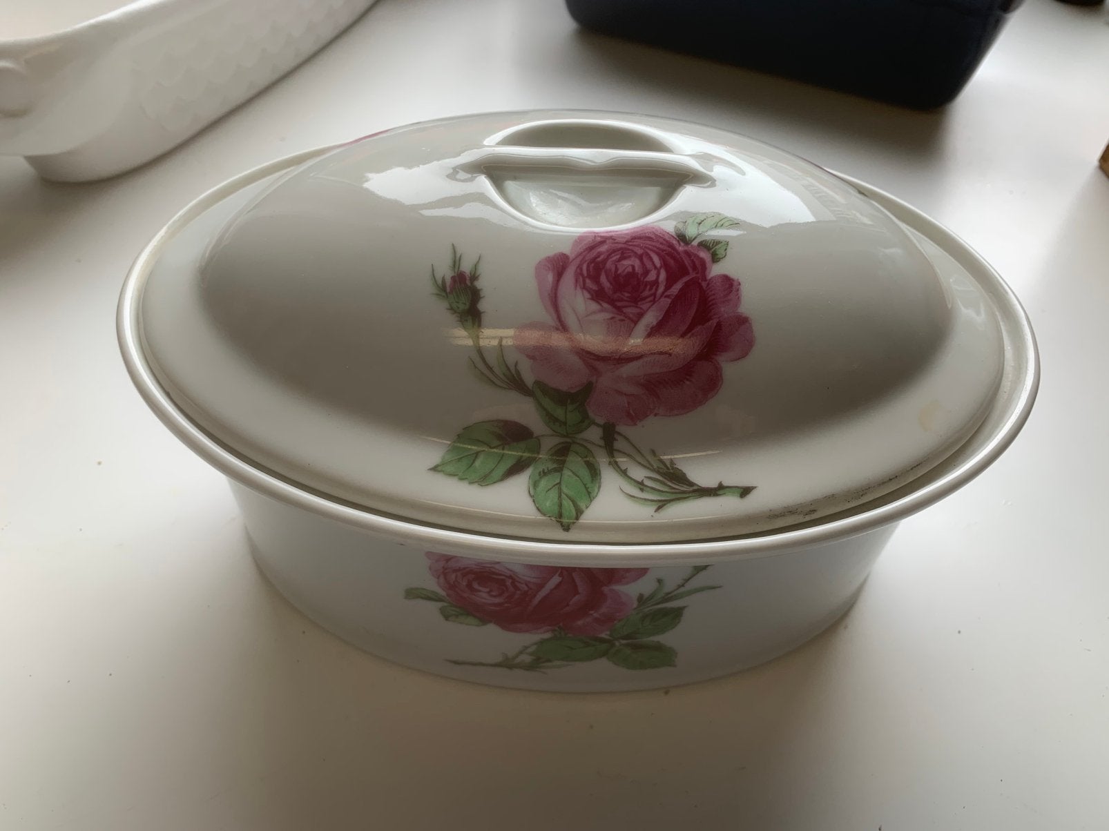 Terrine en porcelaine de Limoges, Comme neuf, Enlèvement, Classique, Récipient(s)