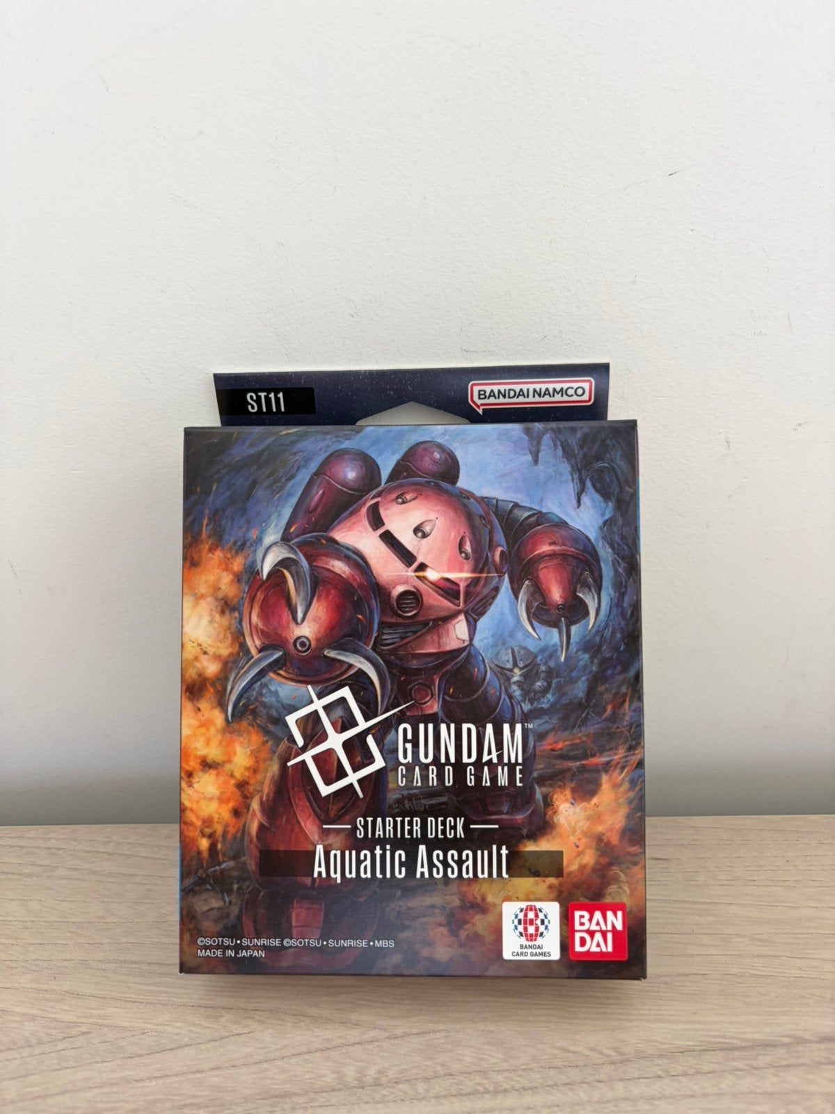 Gundam ST11 Aquatic Assault Starter Deck Blue/Purple Bandai, Enlèvement ou Envoi, Comme neuf