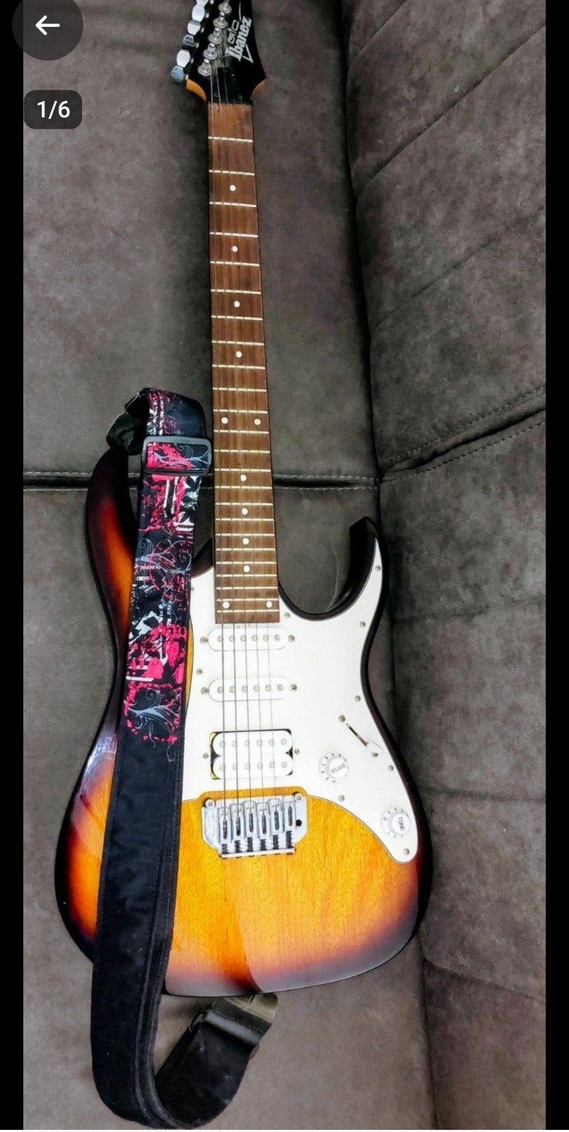 Ibanez elektrische gitaar – Inclusief draagriem, Muziek en Instrumenten, Ophalen, Gebruikt