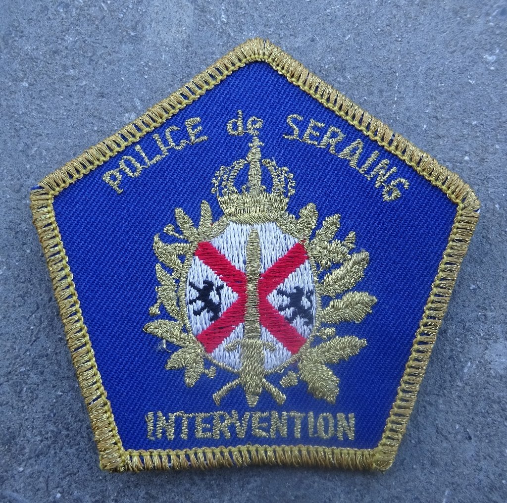 BELGIQUE: POLICE DE SERAING (LIEGE) - INSIGNE (OBSOLETE), Envoi, Gendarmerie, Emblème ou Badge