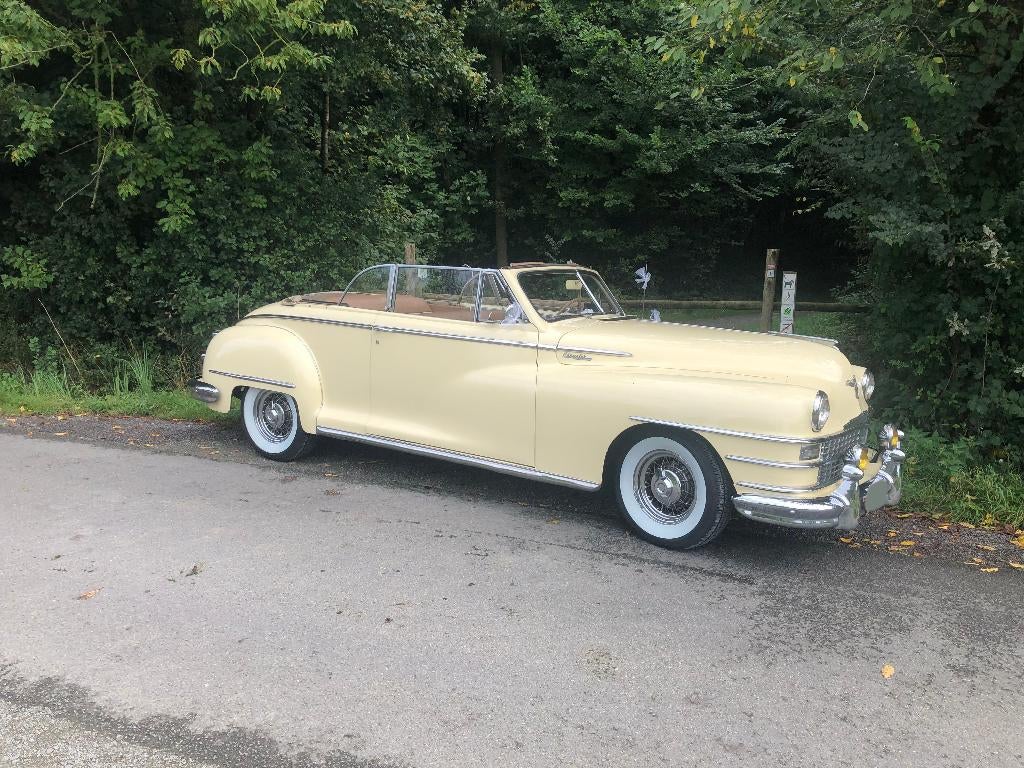 Chrysler Windsor 1946, Autos, Achat, Cabriolet, Beige, 5 places