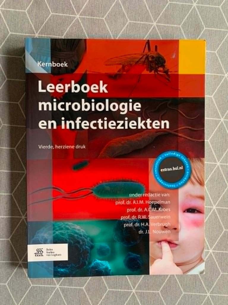 Leerboek microbiologie en infectieziekten - Hoepelman, 4e ed, Boeken, Studieboeken en Cursussen, Ophalen of Verzenden, Zo goed als nieuw