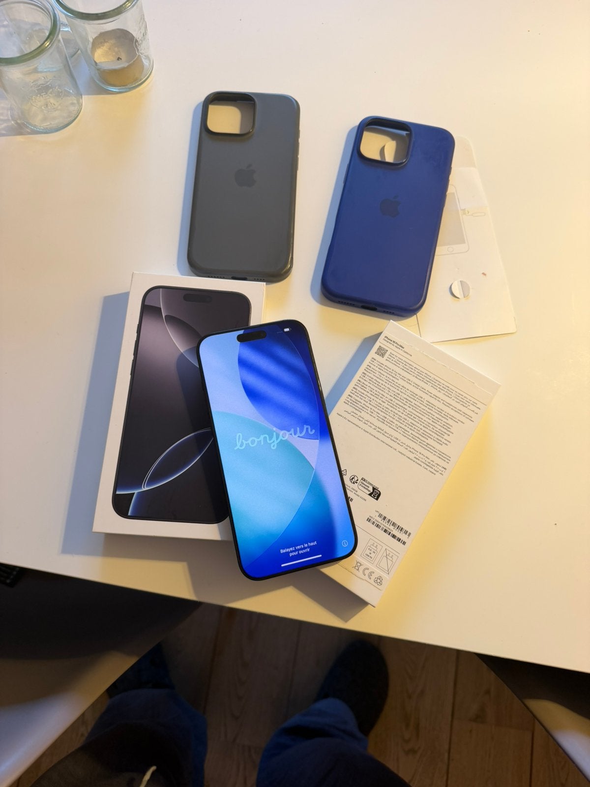 iPhone 16 Pro Max 256 GB, Telecommunicatie, Ophalen, Zo goed als nieuw, Blauw, IPhone 16