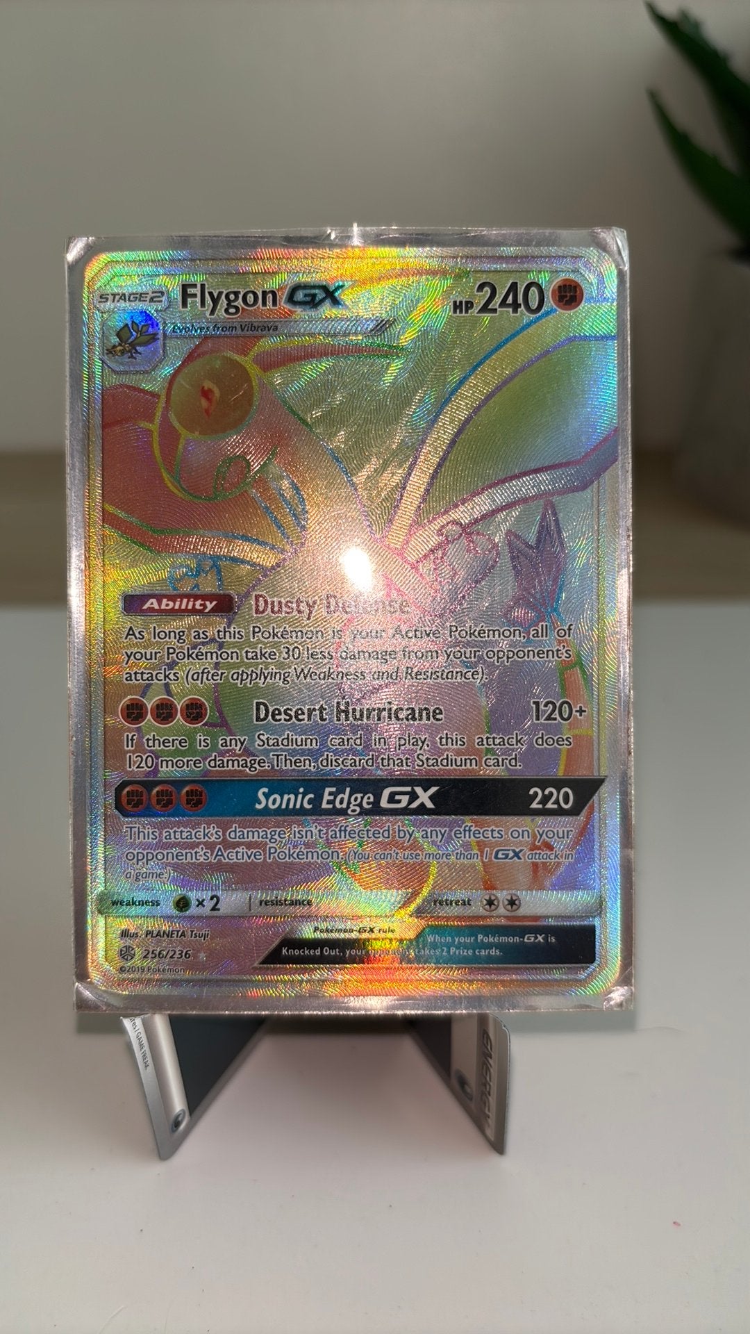 Flygon GX, Ophalen, Zo goed als nieuw, Losse kaart, Foil