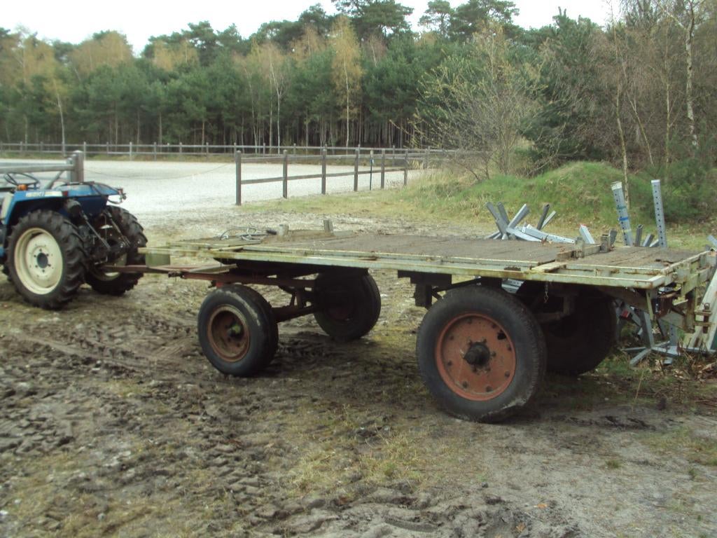 Platte wagen, Ophalen, Akkerbouw, Transport