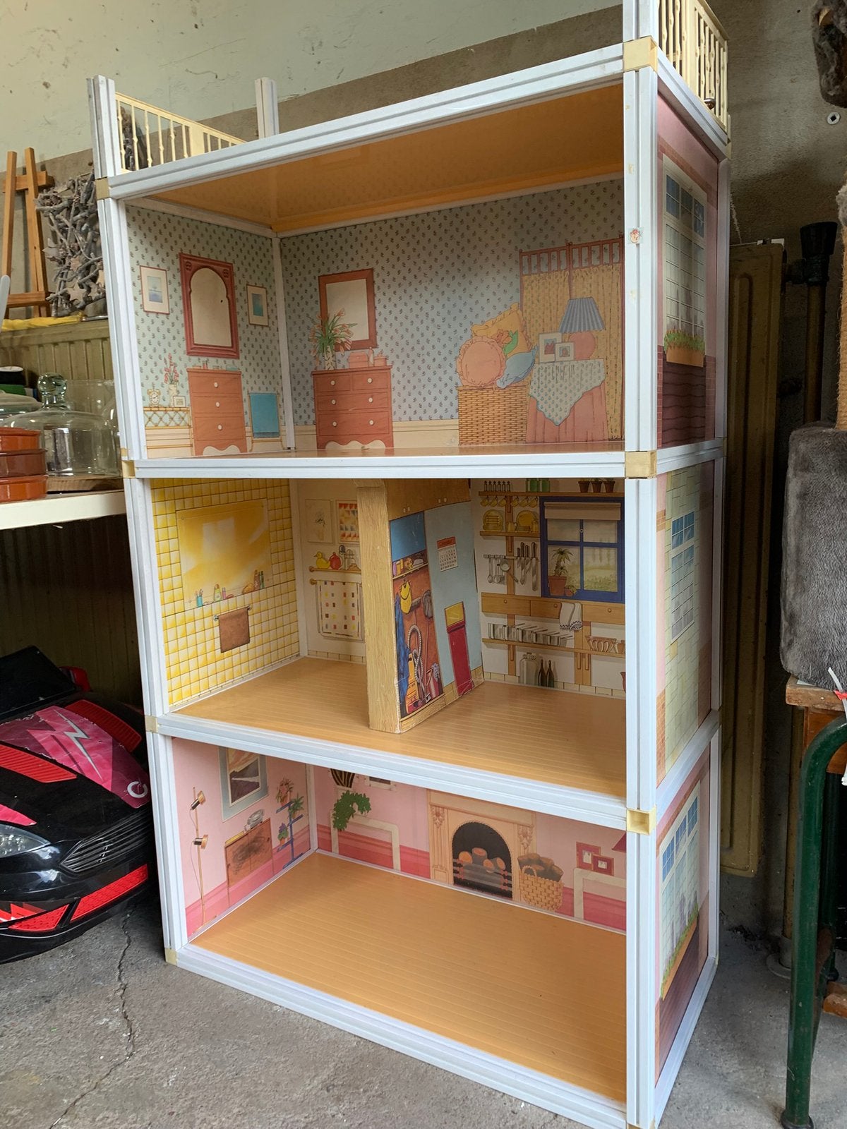 Poppenhuis vintage, Kinderen en Baby's, Speelgoed | Poppenhuizen, Ophalen, Zo goed als nieuw, Poppenhuis