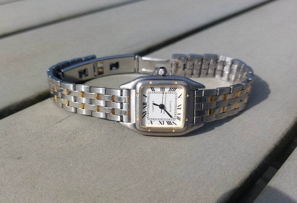 Cartier Panthere replica, fully serviced, Overige merken, Staal, Gebruikt, Staal