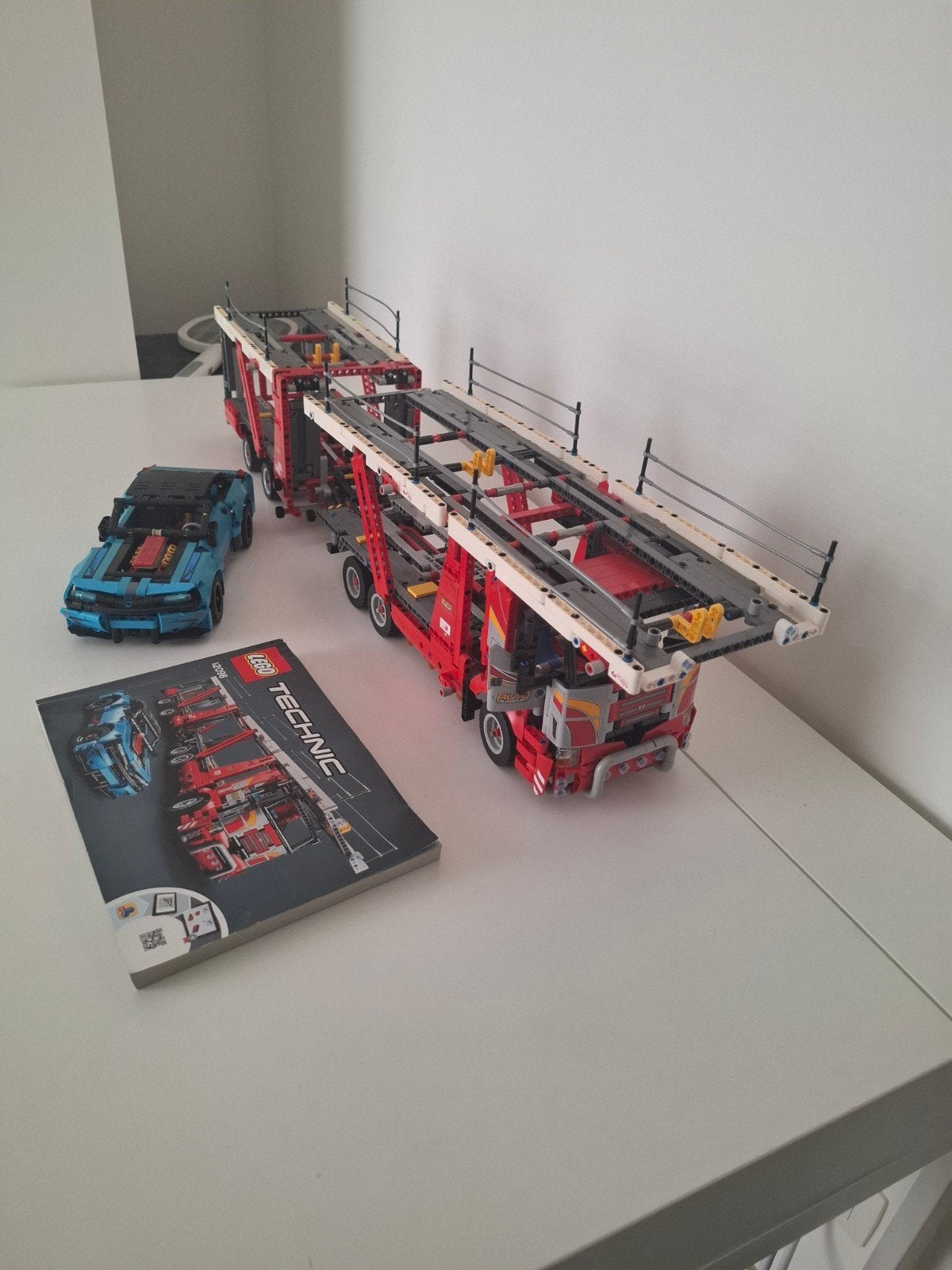 lego techniek vrachtwagen 42098, Ophalen