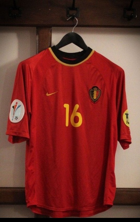 België Luc Nilis Voetbalshirt De Rode Duivels EK 2000, Verzenden