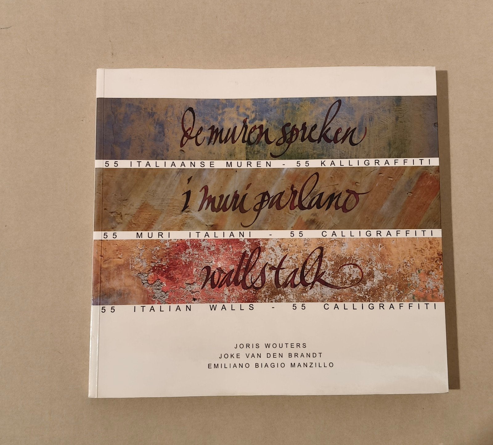 Livre d'art trilingue De muren spreken – I muri parlano – Wa, Livres, Enlèvement ou Envoi