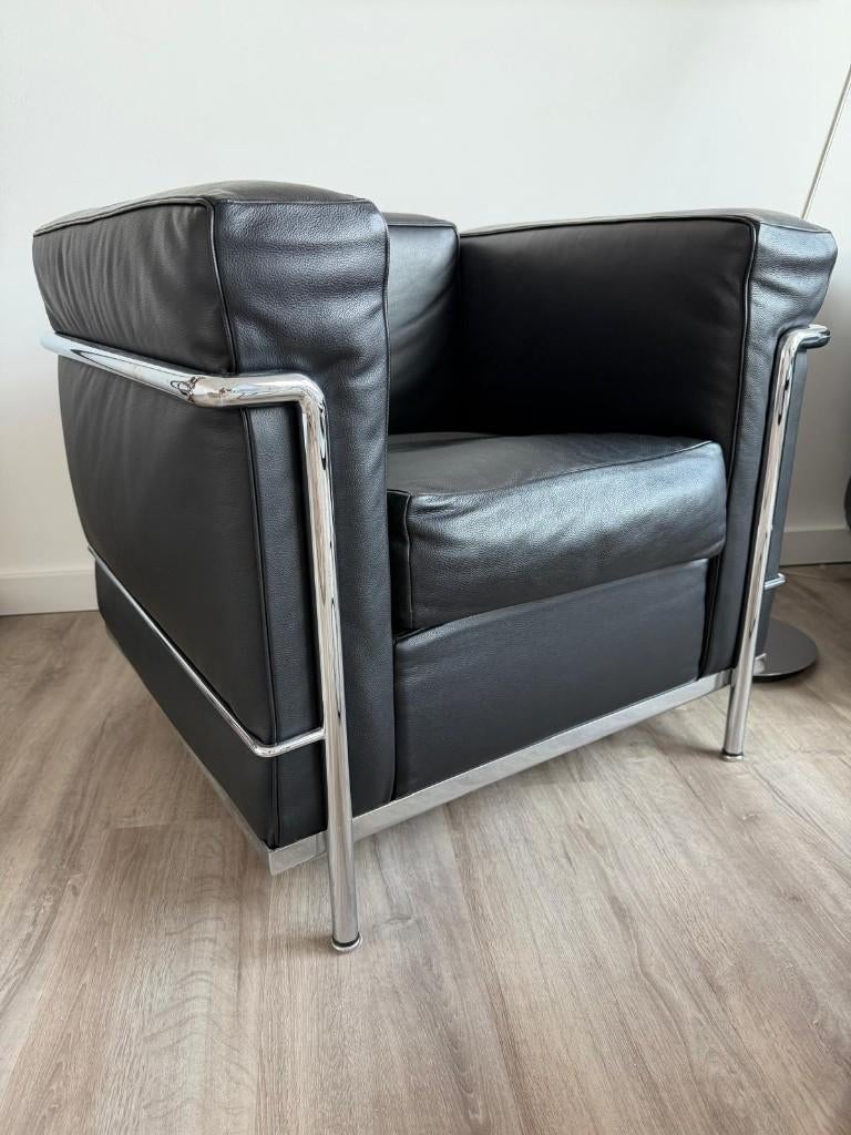 Meubilair Cassina set - Le Corbusier, Huis en Inrichting, Ophalen, Zo goed als nieuw, Leer, Vintage - Le Corbusier