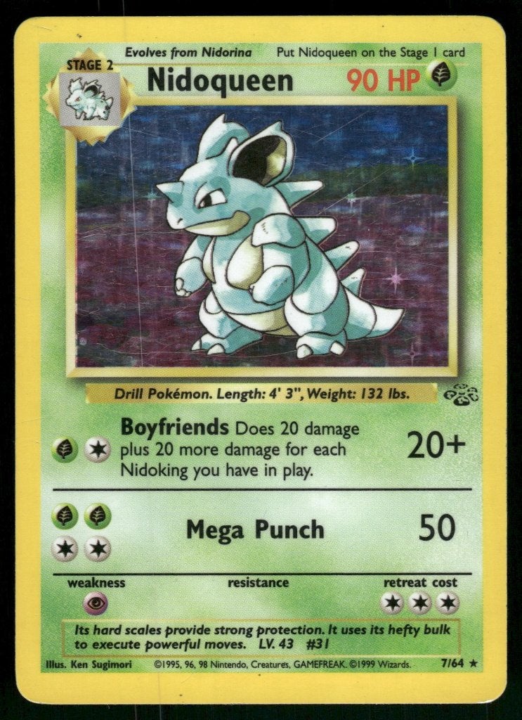 Nidoqueen 7/64 - Jungle (EX), Verzenden, Gebruikt