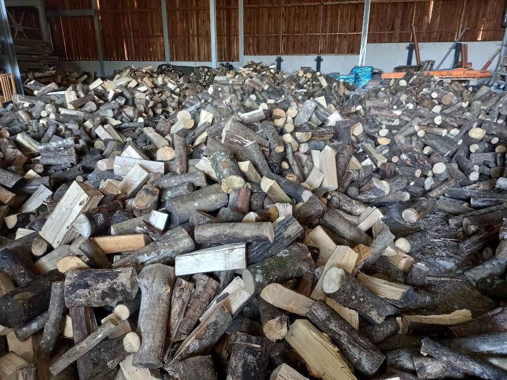 Bois de chauffage Sec - Coupé en 50cm refendu, Tuin en Terras, Brandhout, 6 m³ of meer, Ophalen, Overige houtsoorten, Blokken