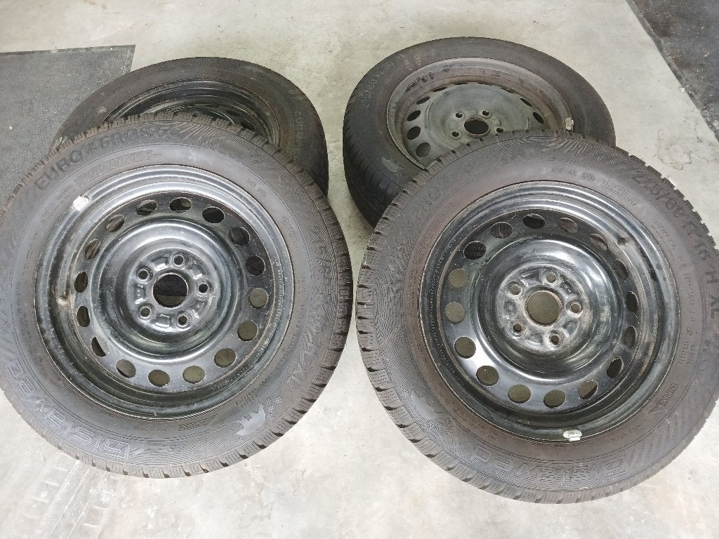 Jantes + pneus hiver Gislaved 215/65 R16 - 99h, Neuf, 16 pouces, Pneu(s), Enlèvement
