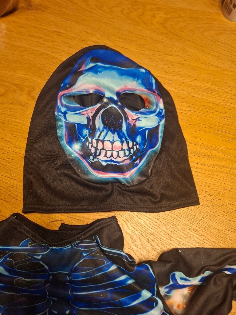 Halloween kostuum skelet 2-3 jaar, Ophalen, Kostuum