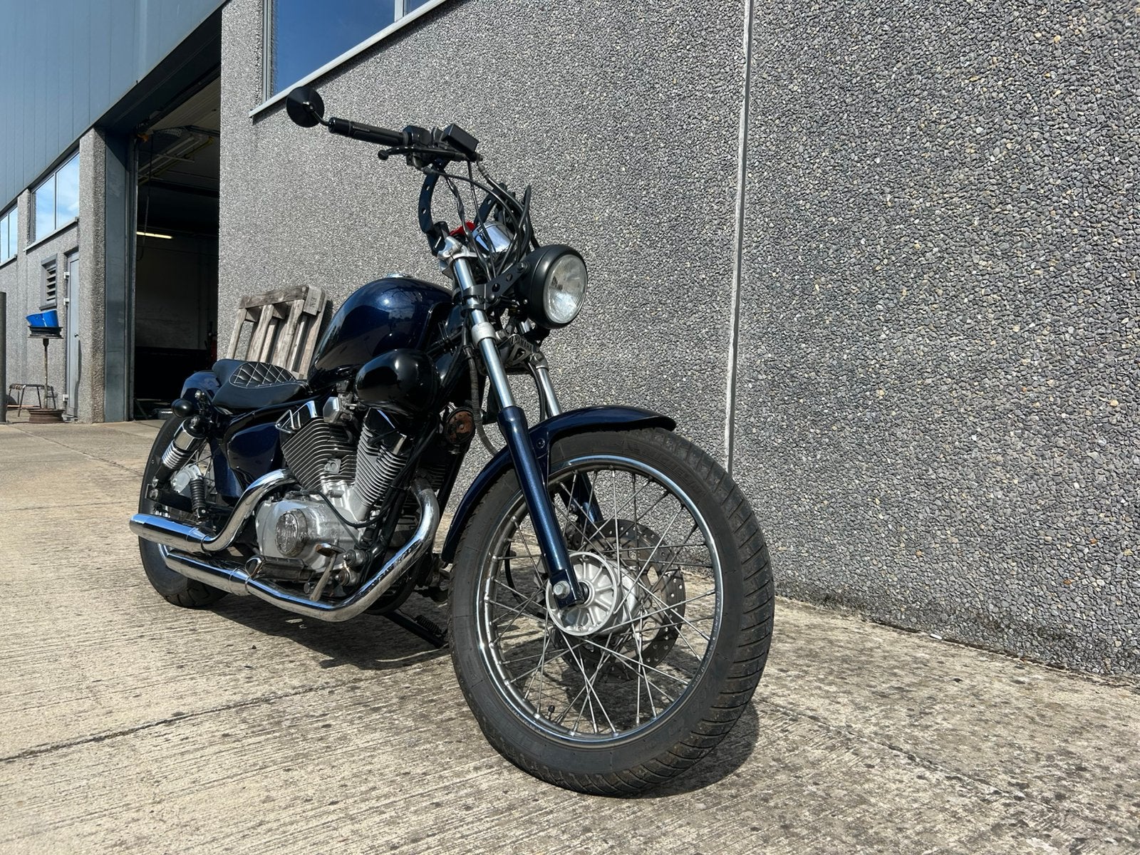 Virago 125 bobber, Motoren, 2 cilinders, Sportuitlaat, Chopper, Gebruikt