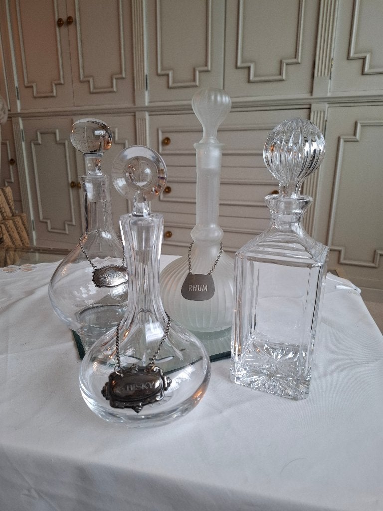 glazen karaffen voor drank, Ophalen, Zo goed als nieuw, Glas, Klassiek