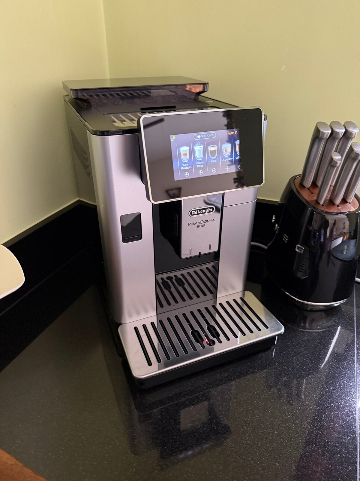 Delonghi primadonna soul, Ophalen, Zo goed als nieuw