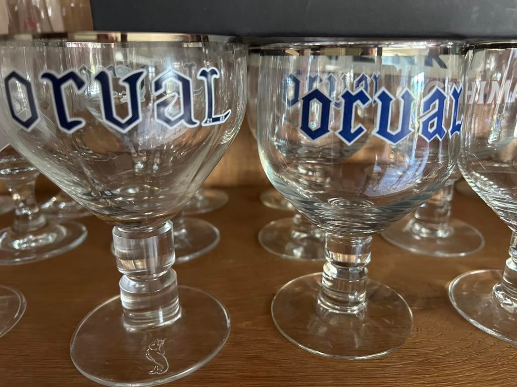 Bierglazen trappist en Abdijbier, Verzamelen, Ophalen of Verzenden, Zo goed als nieuw