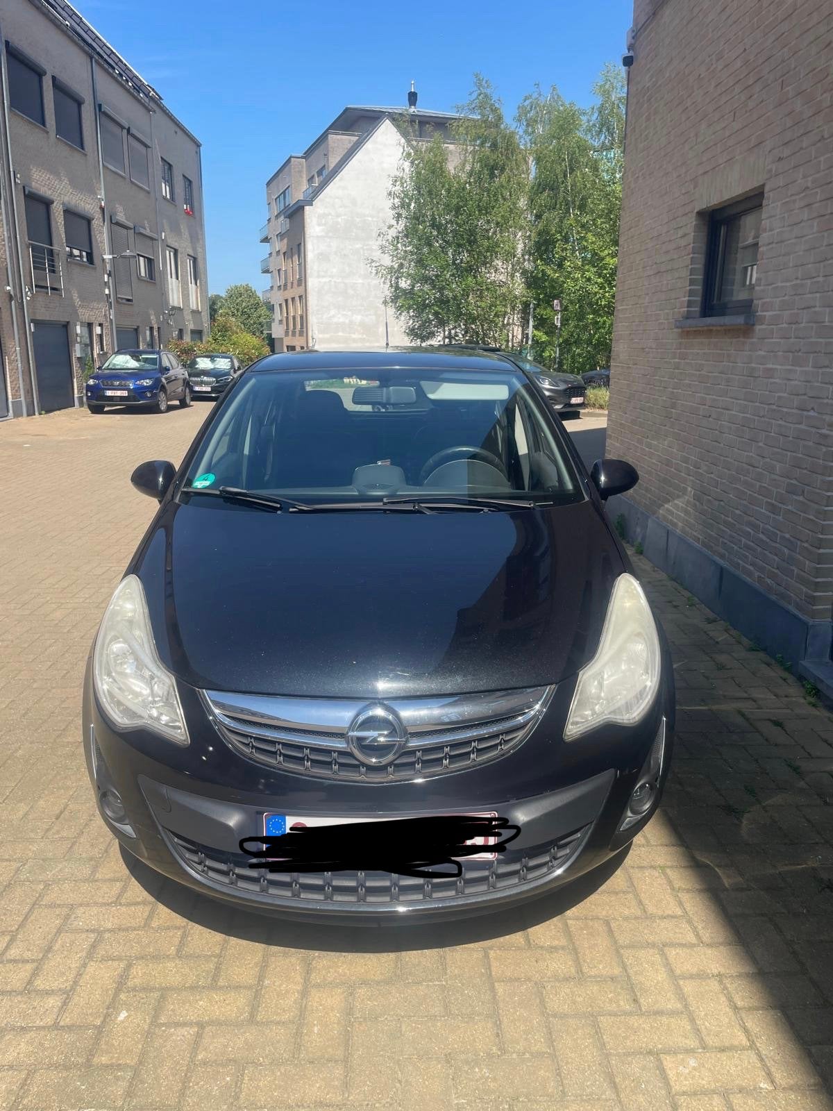 OPEL CORSA 1.2 08/2012, Auto's, Opel, Corsa, Benzine, 5 deurs, Handgeschakeld, Zwart, Ophalen
