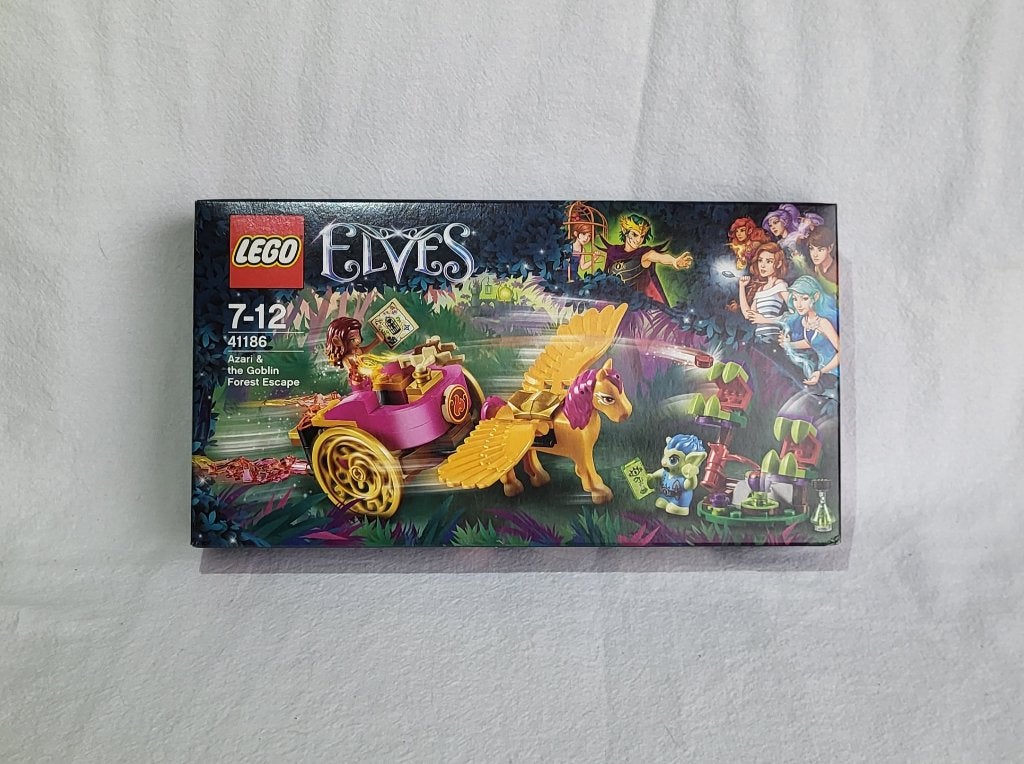 Lego Elves 41186Azari &de ontsnapping u/h goblinbos-nw verp., Lego, Nieuw, Ophalen of Verzenden, Compleet