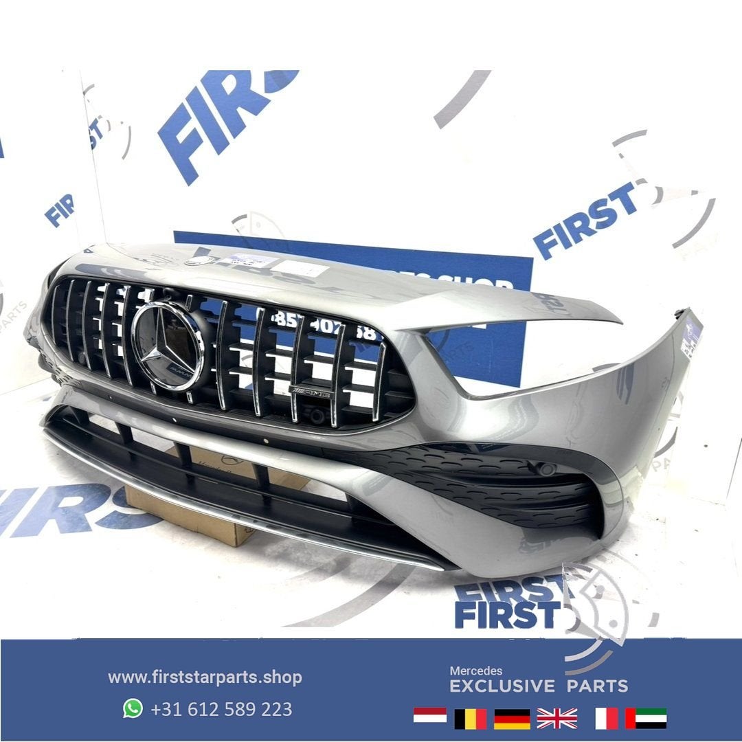 W177 FACELIFT BUMPER A35 AMG VOORBUMPER COMPLEET PERFORMANCE, Gebruikt, -, Voor, Ophalen of Verzenden