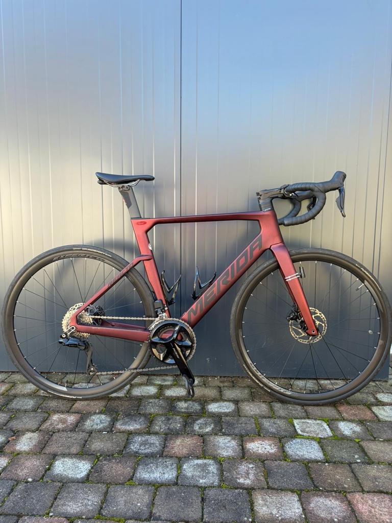 Merida Reacto, Full Carbon, koersfiets, DI2, 12 speed, Vélos & Vélomoteurs, Neuf, Autres marques, Enlèvement, 53 à 57 cm