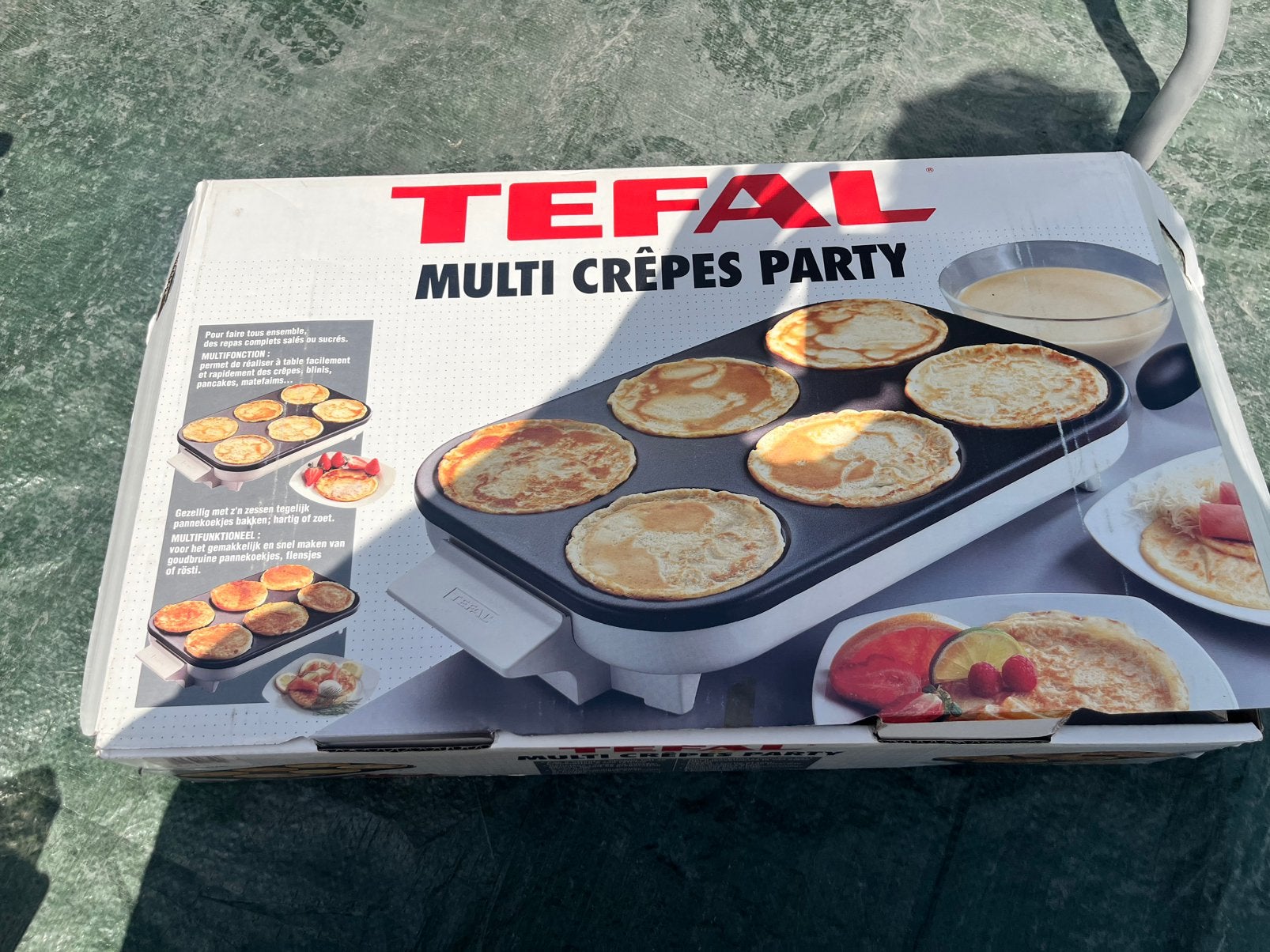 Splinter nieuwe tefal plaat voor pannekoeken, Ophalen, Nieuw, 4 t/m 7 personen