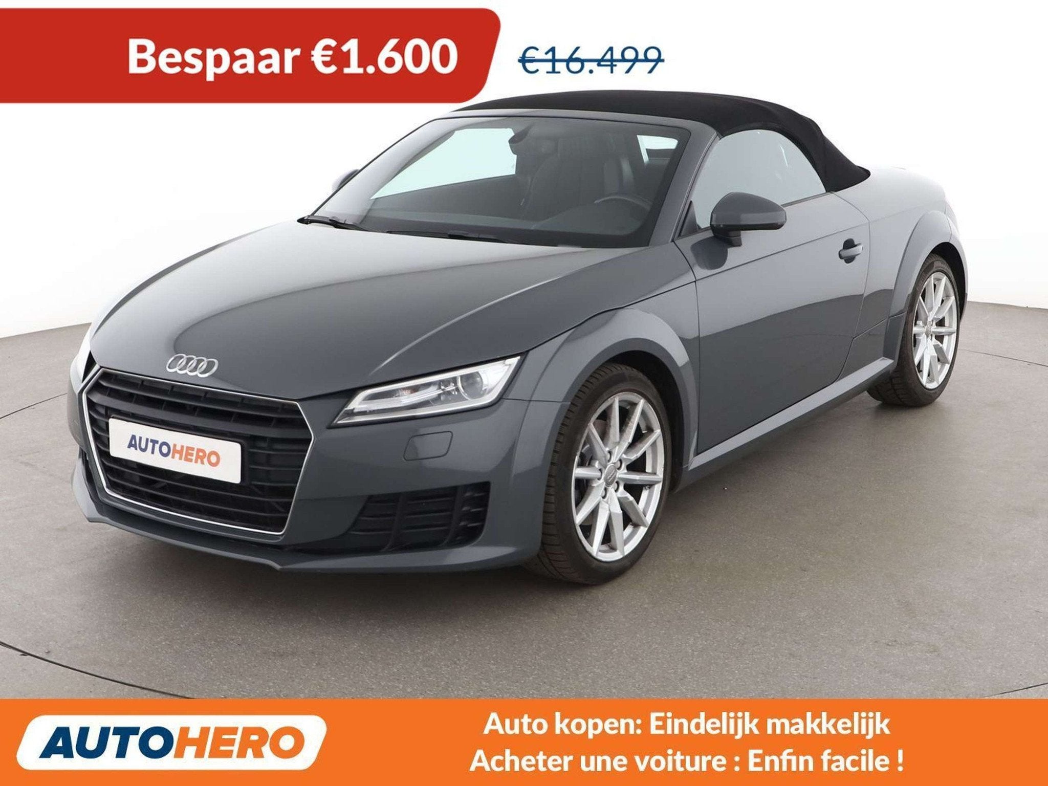 Audi TT 2.0 TDI Roadster ultra, Autos, Argent ou Gris, 135 kW, 2 places, Autre carrosserie