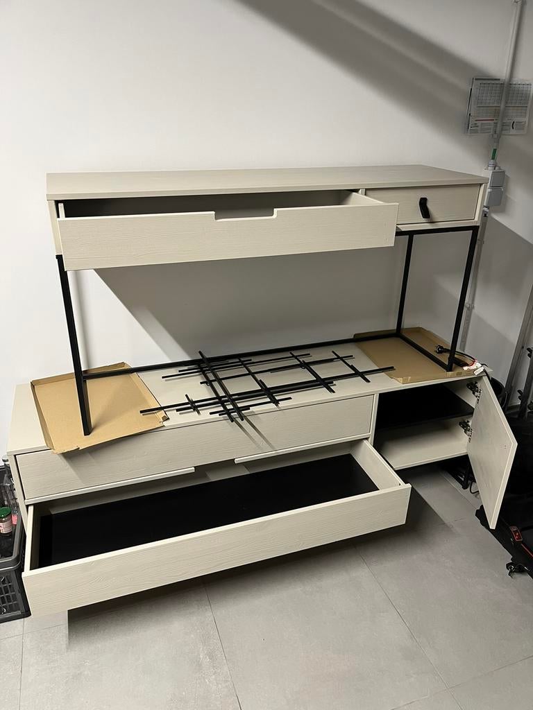 Meuvle tv + console, Enlèvement, Comme neuf