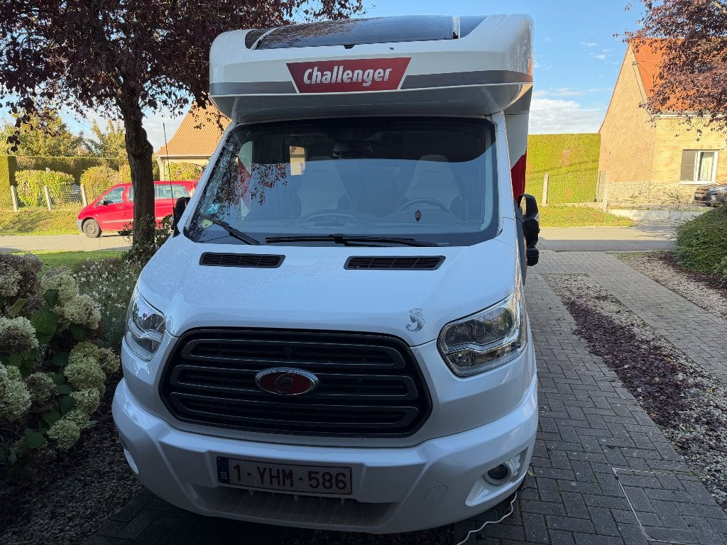 Challenger 287GA kampeerauto, Caravans en Kamperen, Bestuurdersdeur, ABS, Ford, Vloeistofverwarming