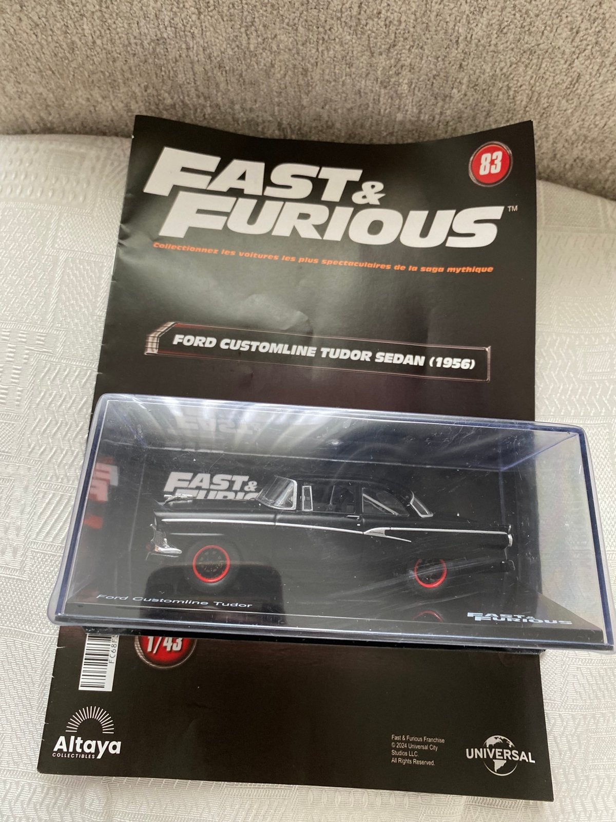Ford customline tudor Sedan Fast and Furious 1:43, Enlèvement ou Envoi, Comme neuf