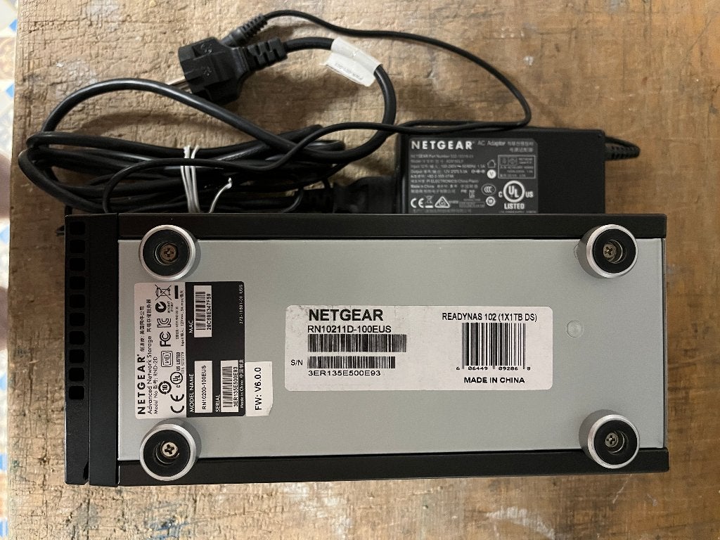 NAS Netgear ReadyNAS RN10211D, Toshiba, HDD, Externe, Enlèvement