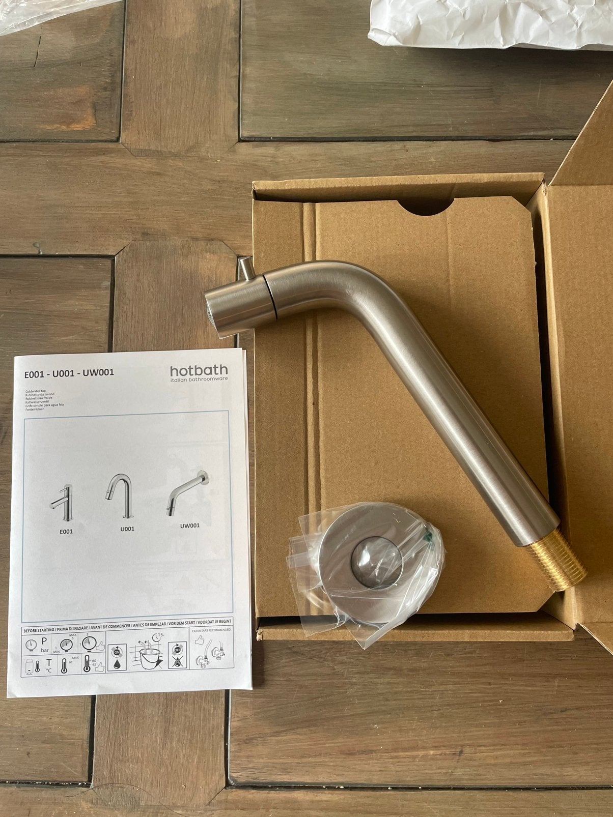Hotbath Dude inbouw fonteinkraan, Doe-het-zelf en Bouw, Ophalen, Nieuw