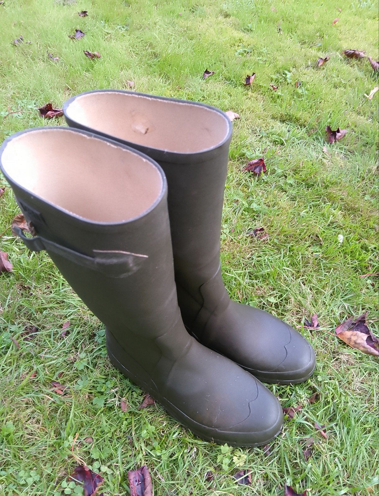 bottes en caoutchouc, Enlèvement
