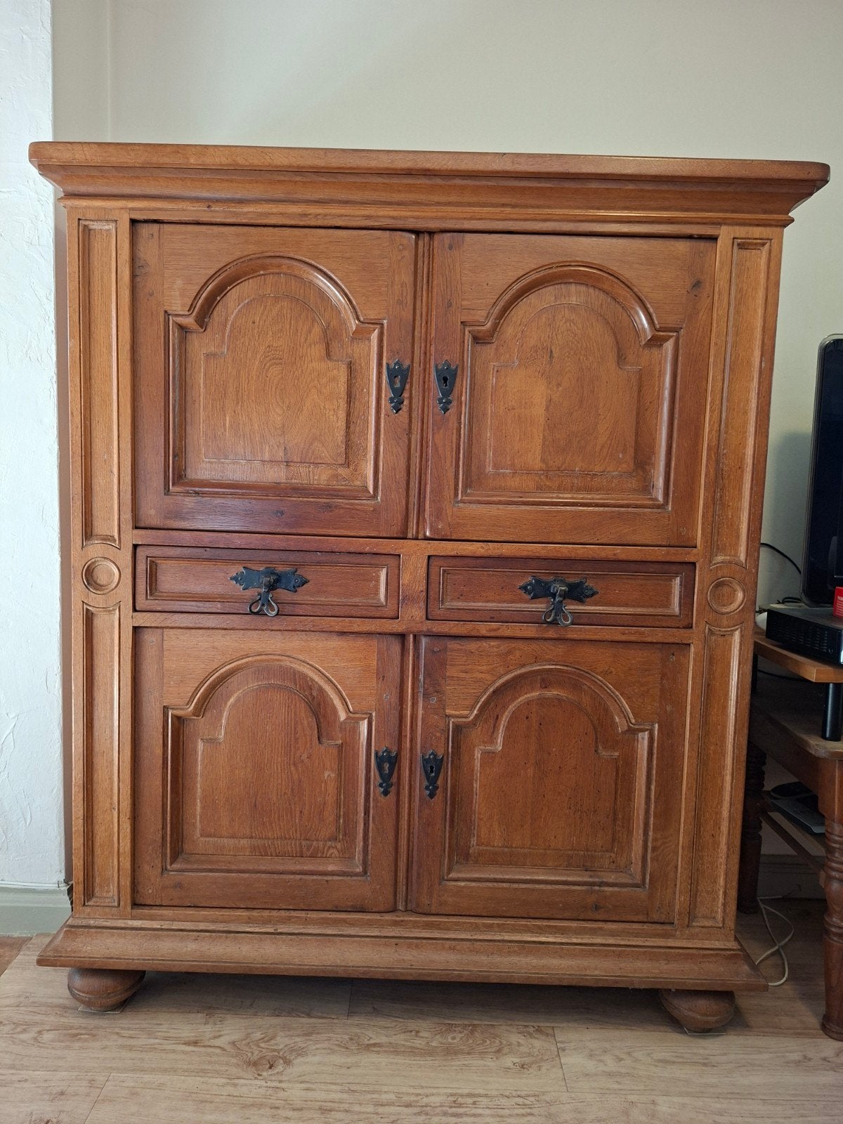 kast, Ophalen, 100 tot 150 cm, 100 tot 150 cm, Eikenhout