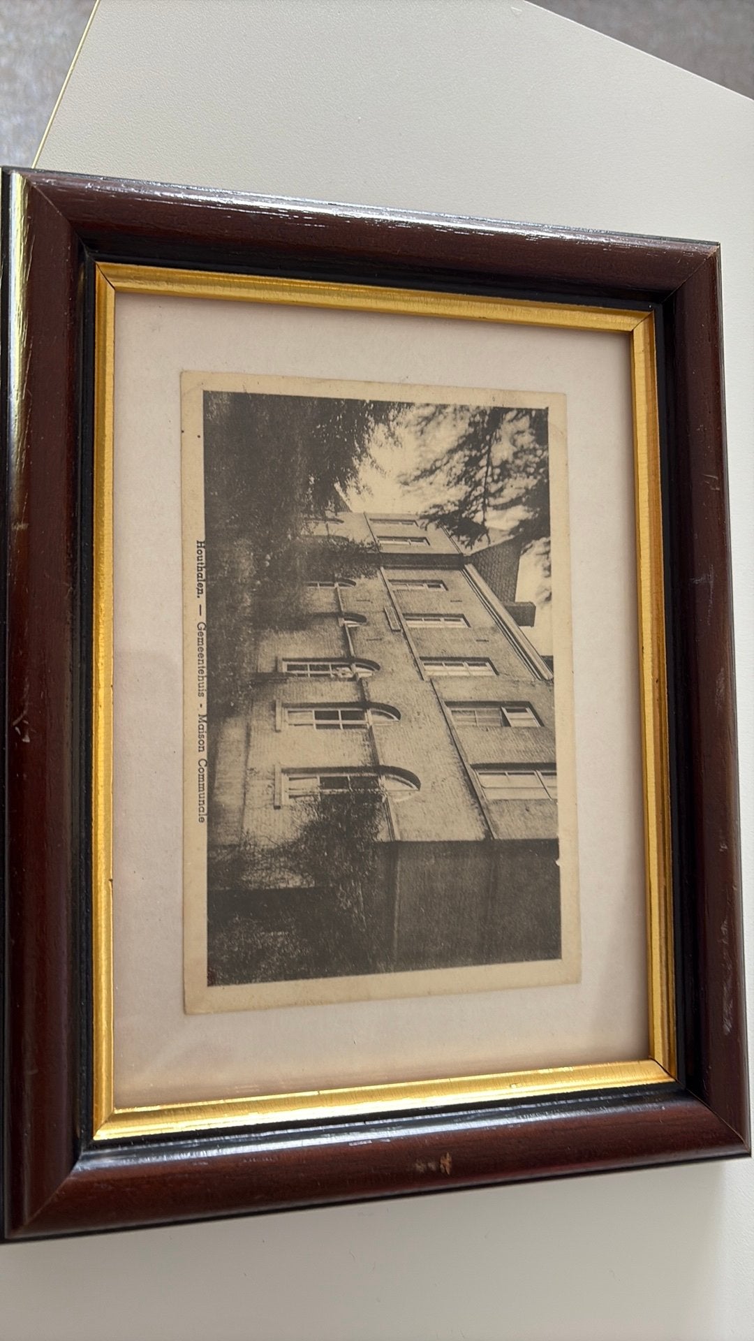 Kadertje Gemeentehuis Houthalen, Antiek en Kunst, Ophalen of Verzenden