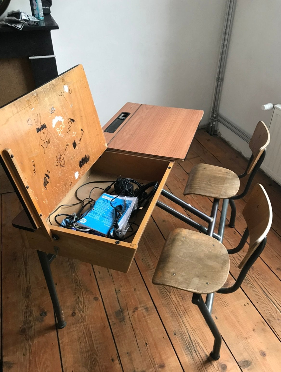 Bureau d'école vintage, Enfants & Bébés, Enlèvement, Comme neuf