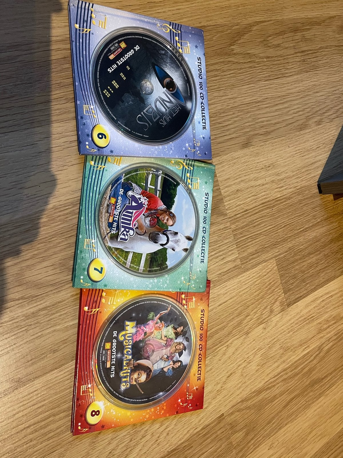 3 studio 100 cd’s, Ophalen, Zo goed als nieuw, Inclusief boekje