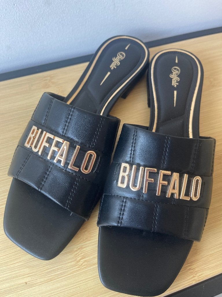Slippers Buffalo maat 40, Kleding | Dames, Zwart, Nieuw, Buffalo, Ophalen