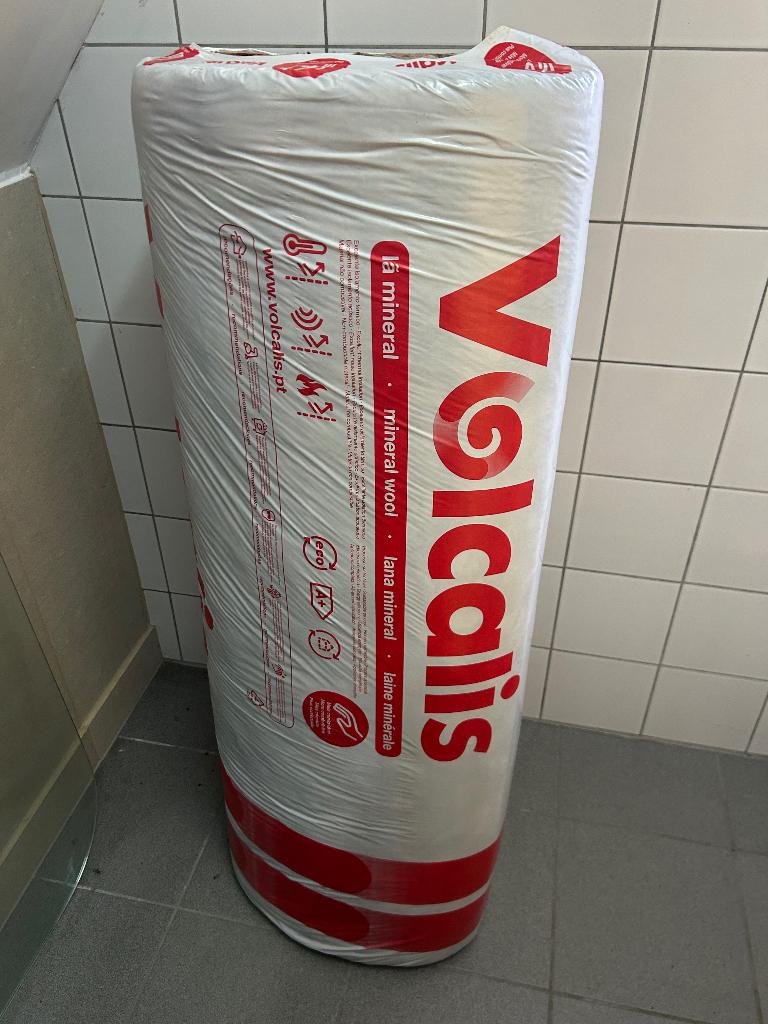 Rol isolatie minerale wol Volcalis Alpha 16 dik, Doe-het-zelf en Bouw, 12 cm of meer, Nieuw, Steenwol, Minder dan 5 m²