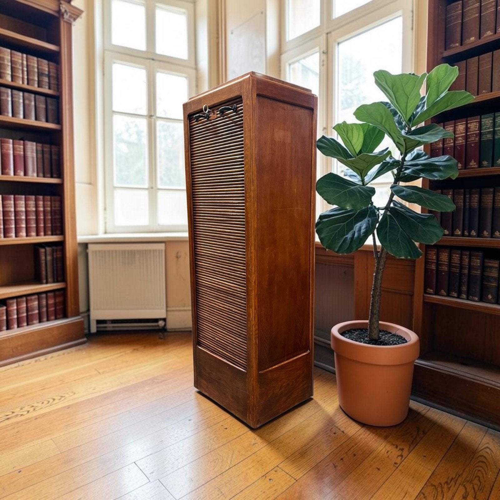 Classeur en bois vintage/armoire à volets/armoire, Enlèvement